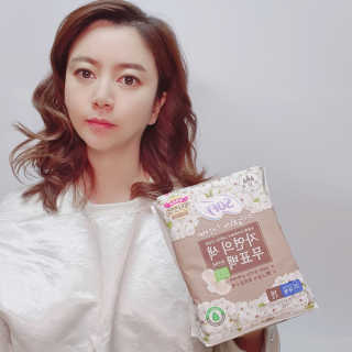 LG유니참 쏘피SOFY 쏘피 자연의 색 무표백 유기농 100프로 생리대 — 5점을 준 리뷰어가 2020년 3월 올린 사용 사진