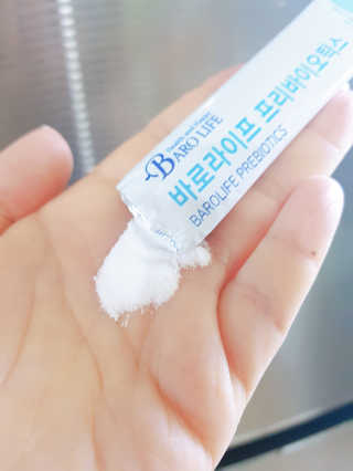 [바로푸드]프로바이오틱스 1박스+프리바이오틱스1박스 — 3.5점을 준 리뷰어가 2019년 6월 올린 사용 사진