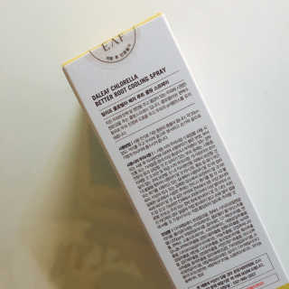 달리프 클로렐라 베러 루트 쿨링 스프레이 100ml — 4.5점을 준 리뷰어가 2019년 6월 올린 사용 사진