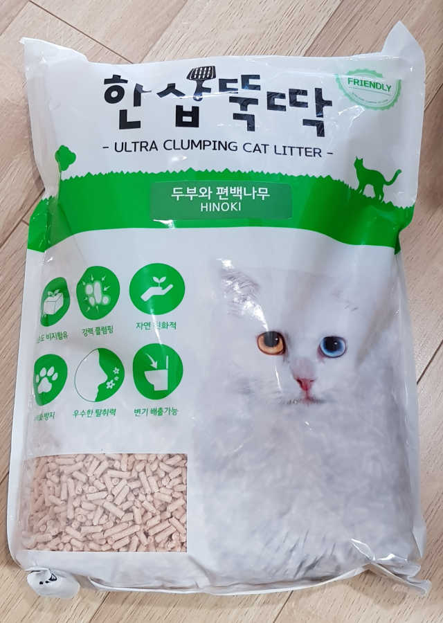 [펫토리아] BEST 고양이두부모래 6L 한삽뚝딱 리뷰 사진