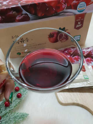 [하이헬스] 정말 진하고 맛있는 유기농 석류즙 30포 — 5점을 준 리뷰어가 2019년 12월 올린 사용 사진