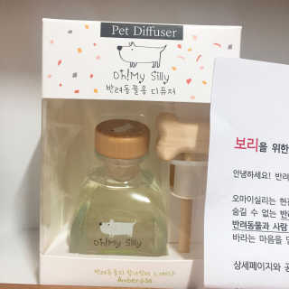 오!마이실리 오마이실리 반려동물 디퓨저 — 4.33점을 준 리뷰어가 2017년 12월 올린 사용 사진