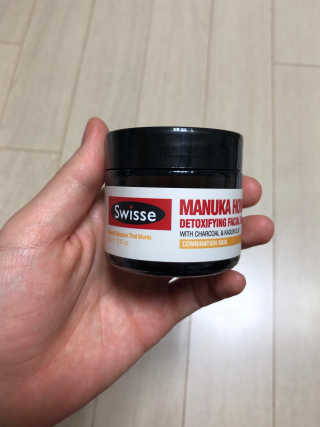 SWISSE 스위스 마누카 허니 디톡시파잉 페이셜 마스크 — 5점을 준 리뷰어가 2019년 12월 올린 사용 사진