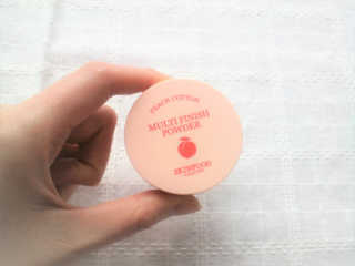 SKIN FOOD PEACH COTTON MULTI FINISH POWDER 5g — 4.17점을 준 리뷰어가 2018년 4월 올린 사용 사진