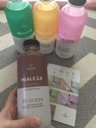 인테이크 밀스 3.0 Trial Kit(보틀형 5종) — 5점을 준 리뷰어가 2017년 4월 올린 사용 사진