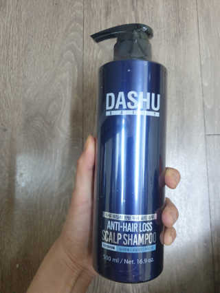 다슈코리아 다슈 데일리 단백질 한방 두피 골드 샴푸 500ml — 5점을 준 리뷰어가 2020년 3월 올린 사용 사진
