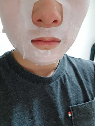 키노닉스 Querencia_Flawless 마스크팩 — 5점을 준 리뷰어가 2019년 4월 올린 사용 사진