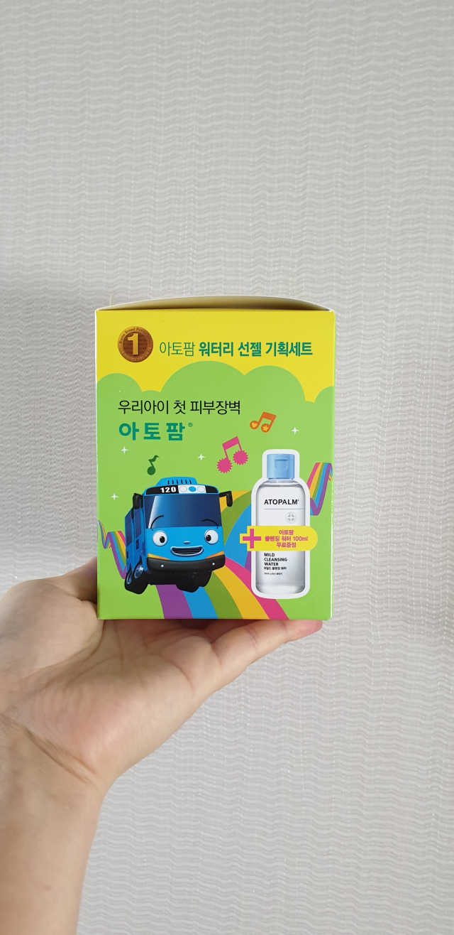 아토팜 워터리 선젤 SPF37 PA+++ 리뷰 사진