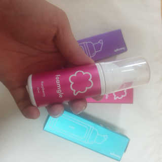 폼글 I foamgle [폼글] 거품가글 50ml 3종 - 민트, 라벤더, 라즈베리 — 5점을 준 리뷰어가 2020년 1월 올린 사용 사진