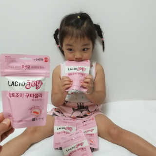 락토조이 구미젤리 복숭아맛 — 5점을 준 리뷰어가 2019년 6월 올린 사용 사진