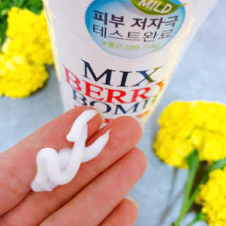 (주)에네스티 믹스베리 폭탄 트리트먼트 1000g — 3.5점을 준 리뷰어가 2019년 10월 올린 사용 사진