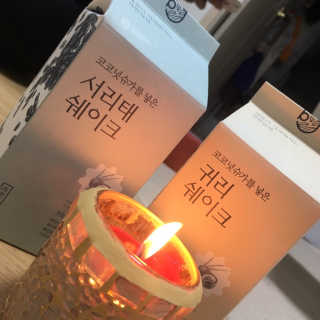 [착한습관]건강한 한끼, 귀리 쉐이크와 서리태 쉐이크 — 5점을 준 리뷰어가 2019년 9월 올린 사용 사진