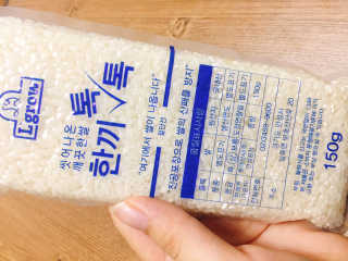 L'grow (엘그로) L'grow(엘그로) 씻어나온 한끼톡톡쌀! — 5점을 준 리뷰어가 2017년 12월 올린 사용 사진