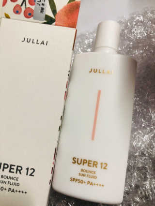 쥴라이Jullai 슈퍼 12 바운스 선 플루이드 SPF50+ PA++++ — 3.5점을 준 리뷰어가 2019년 7월 올린 사용 사진