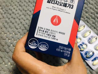 프롬바이오 혈액순환과 눈 건강을 동시에 혈행건강엔알티지오메3 — 4점을 준 리뷰어가 2019년 11월 올린 사용 사진