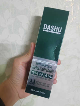 다슈코리아 다슈 데일리 안티 헤어로스 허브 헤어토닉 150ml — 4점을 준 리뷰어가 2020년 1월 올린 사용 사진
