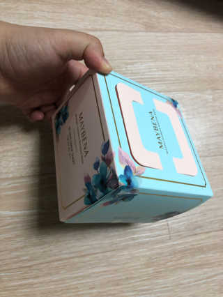 메이베나 1일 1팩 뽑아쓰는 마스크팩 — 4점을 준 리뷰어가 2019년 2월 올린 사용 사진
