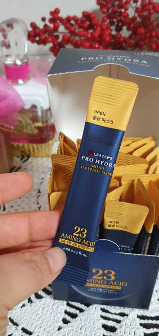 리더스코스메틱 리더스 프로 하이드라 아미노 슬리핑 마스크 — 4.5점을 준 리뷰어가 2020년 2월 올린 사용 사진