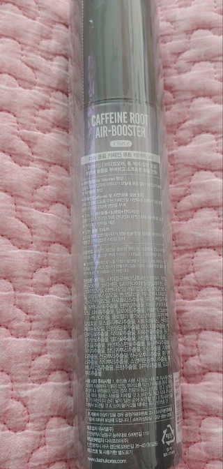 다슈코리아 다슈 볼륨 카페인 파워 에어부스터 120ml — 5점을 준 리뷰어가 2019년 7월 올린 사용 사진