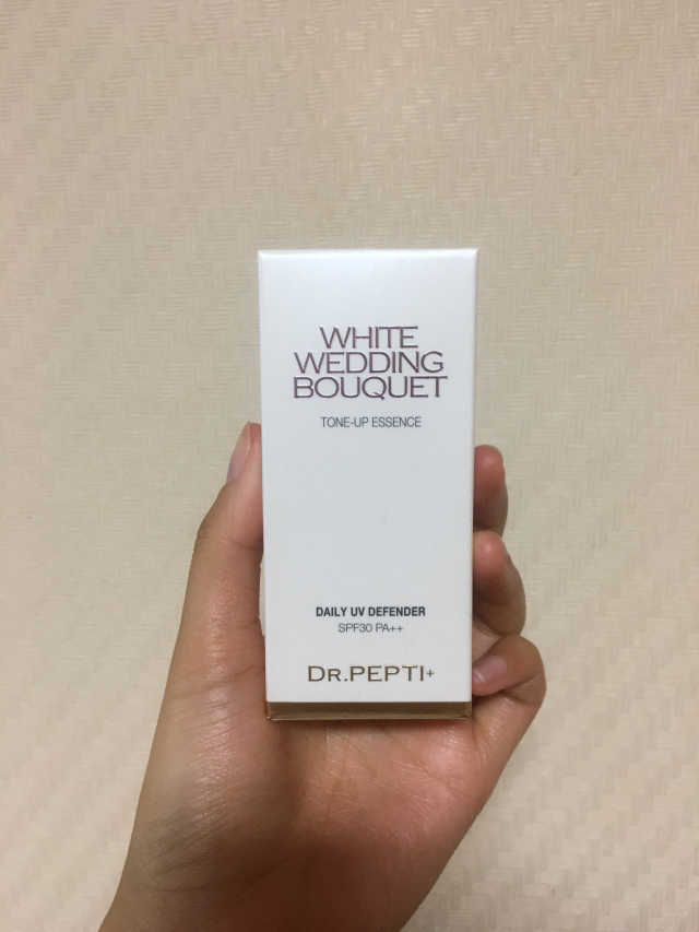 닥터펩티 화이트 웨딩부케 톤업에센스 리뷰 사진