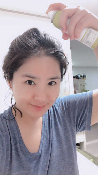 달리프 클로렐라 베러 루트 쿨링 스프레이 100ml — 3.5점을 준 리뷰어가 2019년 7월 올린 사용 사진