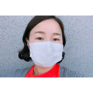 [닥터퓨리] 소프트터치 건강 + UV 블랙스타일 마스크 — 5점을 준 리뷰어가 2019년 4월 올린 사용 사진