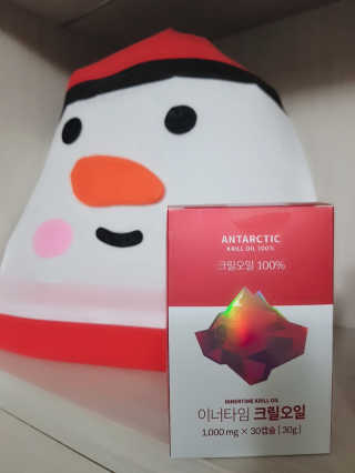 이너블릭 이너타임 크릴오일 — 5점을 준 리뷰어가 2019년 12월 올린 사용 사진