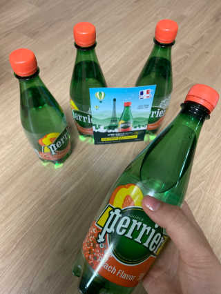 페리에 피치 500ml PET — 5점을 준 리뷰어가 2019년 11월 올린 사용 사진
