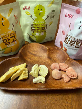 BASSAK 바삭 프리즈 크리스피 3종 — 4점을 준 리뷰어가 2020년 1월 올린 사용 사진