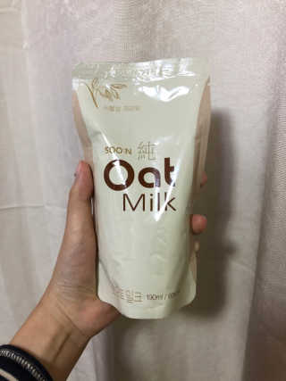 순오트밀크, soon oat milk — 5점을 준 리뷰어가 2018년 11월 올린 사용 사진