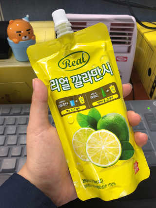 장수농가 리얼깔라만시 — 4.83점을 준 리뷰어가 2018년 6월 올린 사용 사진