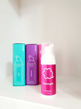 폼글 I foamgle [폼글] 거품가글 50ml 3종 - 민트, 라벤더, 라즈베리 — 4.5점을 준 리뷰어가 2019년 10월 올린 사용 사진