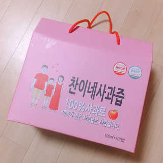 찬이네과수원 찬이네_사과즙 1BOX 50개입 — 5점을 준 리뷰어가 2018년 3월 올린 사용 사진