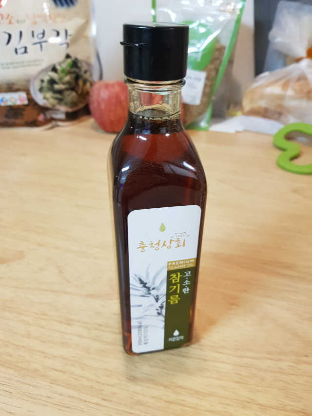 충청상회 고소한 참기름 리뷰 사진
