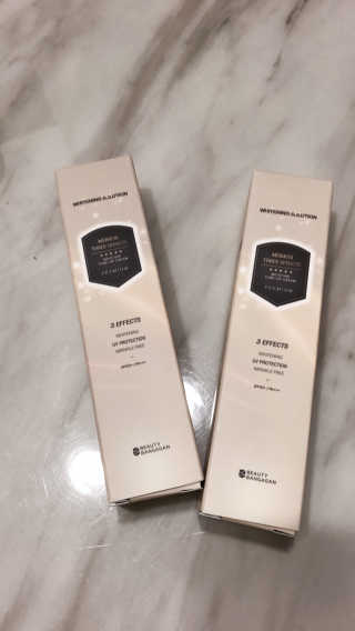 메이메리 쓰리이펙츠 모이스처 톤업크림 50ml — 5점을 준 리뷰어가 2019년 12월 올린 사용 사진