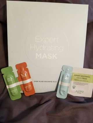 아이뽀 모든 피부 타입을위한 AIPPO Expert Hydrating Mask — 5점을 준 리뷰어가 2018년 2월 올린 사용 사진