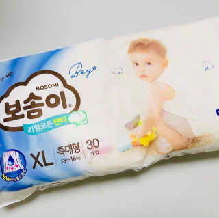 보솜이 리얼코튼 팬티형 — 5점을 준 리뷰어가 2019년 3월 올린 사용 사진