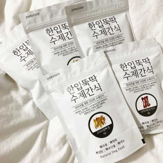 [펫토리아] 한입뚝딱 강아지 수제간식 BEST 5종 — 3.5점을 준 리뷰어가 2019년 2월 올린 사용 사진
