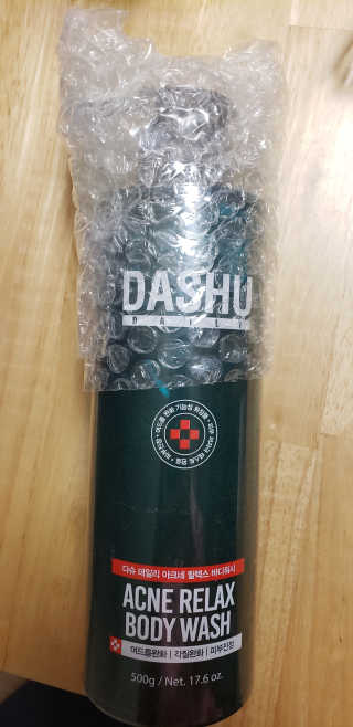 다슈코리아 다슈 데일리 아크네 릴렉스 바디워시 500ml — 5점을 준 리뷰어가 2019년 11월 올린 사용 사진