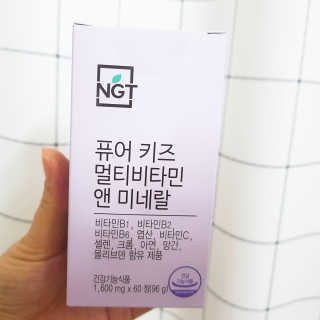 네츄럴굿띵스 퓨어 키즈 멀티비타민 앤 미네랄 30일분 — 5점을 준 리뷰어가 2018년 9월 올린 사용 사진
