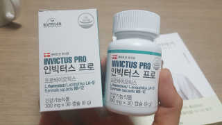 라플레 염창환 박사의 3세대 유산균, 인빅터스 프로 — 5점을 준 리뷰어가 2018년 8월 올린 사용 사진