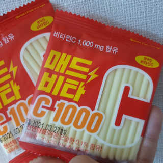 매드비타C 1000 — 5점을 준 리뷰어가 2019년 4월 올린 사용 사진