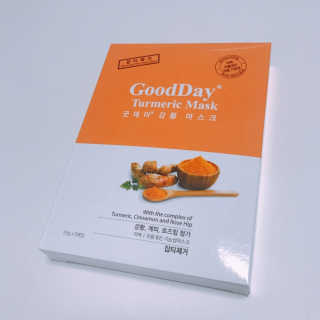 GoodDay Skincare GoodDay 강황 마스크 — 4점을 준 리뷰어가 2019년 5월 올린 사용 사진
