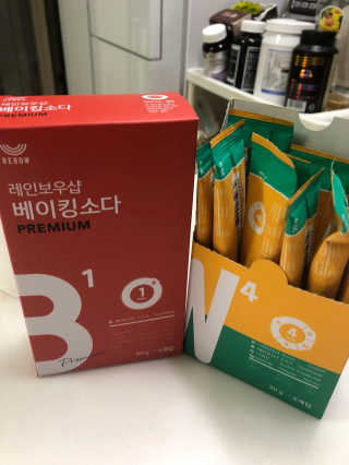 레인보우샵 올인원세탁세제,베이킹소다 스틱포6개입+세탁조클리너 — 4.33점을 준 리뷰어가 2018년 4월 올린 사용 사진