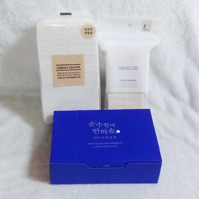 어반리브즈 프리미엄 화장솜 트라이얼 SET 리뷰 사진