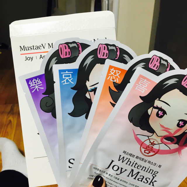 머스테브 희로애락 마스크팩 4P 리뷰 사진