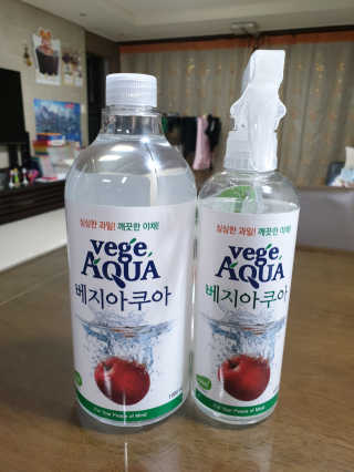 베지아쿠아 475ml + 리필 1000ml 1Set — 5점을 준 리뷰어가 2019년 8월 올린 사용 사진