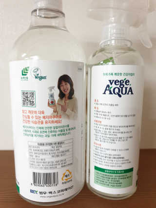 베지아쿠아 475ml + 리필 1000ml 1Set — 5점을 준 리뷰어가 2019년 9월 올린 사용 사진