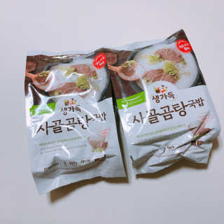 [풀무원] 사골곰탕국밥 황태해장국밥 — 5점을 준 리뷰어가 2018년 6월 올린 사용 사진