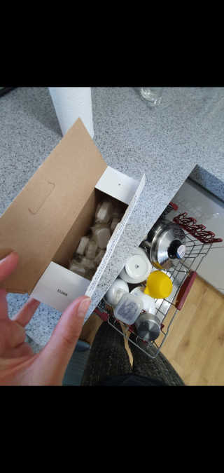 에코두 식기세척기세제 타블렛 600g — 3점을 준 리뷰어가 2019년 6월 올린 사용 사진